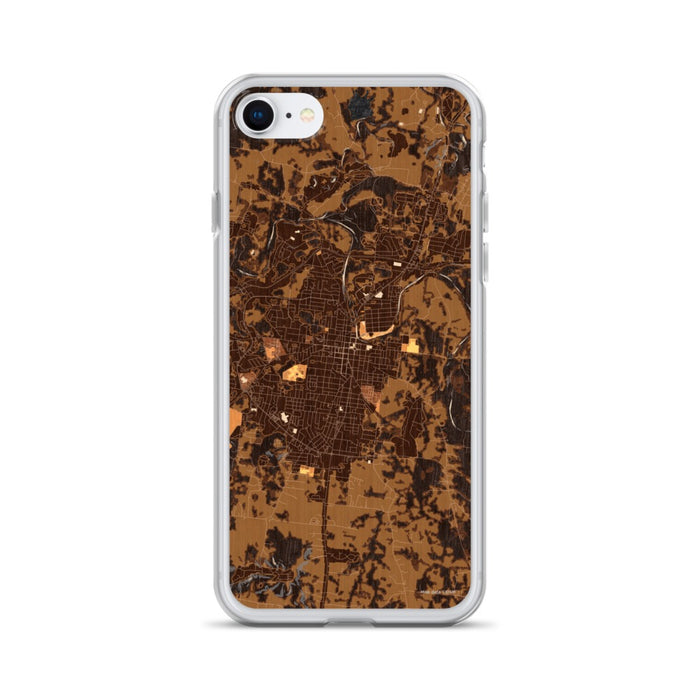 Custom Columbia Tennessee Map Phone Case in Ember