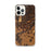 Custom Columbia Falls Montana Map iPhone 12 Pro Max Phone Case in Ember
