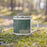 Right View Custom Columbus Georgia Map Enamel Mug in Afternoon on Grass With Trees in Background