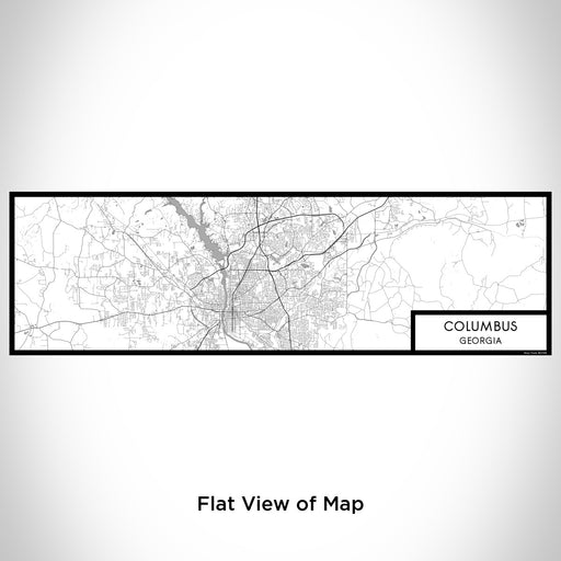 Flat View of Map Custom Columbus Georgia Map Enamel Mug in Classic