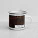Right View Custom Columbus Georgia Map Enamel Mug in Ember