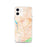 Custom Columbus Georgia Map iPhone 12 Phone Case in Watercolor