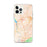 Custom Columbus Georgia Map iPhone 12 Pro Max Phone Case in Watercolor