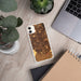 Custom Columbus Ohio Map Phone Case in Ember