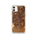 Custom Columbus Ohio Map Phone Case in Ember