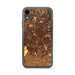 Custom Columbus Ohio Map Phone Case in Ember