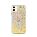 Custom Columbus Ohio Map Phone Case in Woodblock