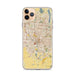 Custom Columbus Ohio Map Phone Case in Woodblock