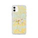 Custom Commerce Texas Map Phone Case in Woodblock
