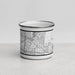 Front View Custom Commerce City Colorado Map Enamel Mug in Classic