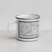 Left View Custom Commerce City Colorado Map Enamel Mug in Classic