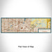 Flat View of Map Custom Commerce City Colorado Map Enamel Mug in Woodblock