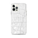 Custom iPhone 12 Pro Max Compton California Map Phone Case in Classic