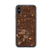 Custom iPhone X/XS Compton California Map Phone Case in Ember