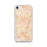 Custom iPhone SE Compton California Map Phone Case in Watercolor