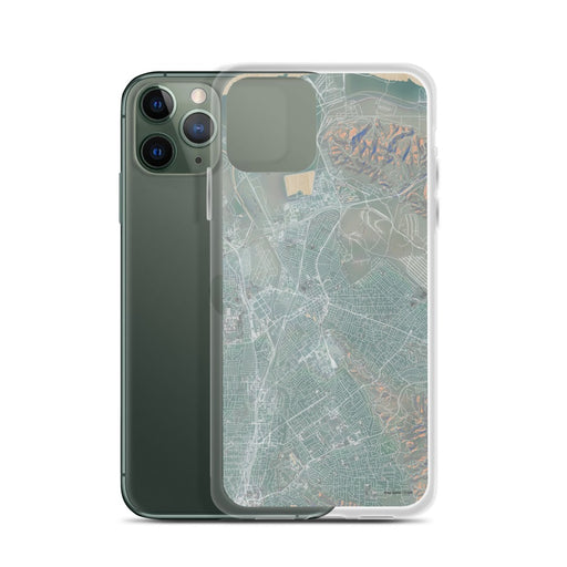 Custom Concord California Map Phone Case in Afternoon