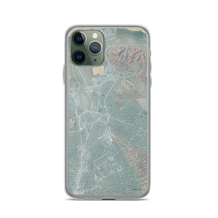 Custom iPhone 11 Pro Concord California Map Phone Case in Afternoon