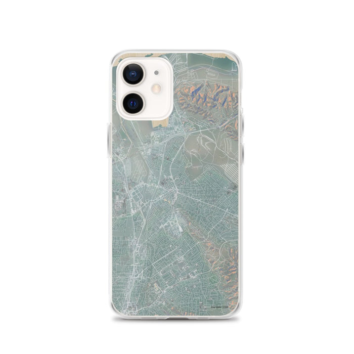 Custom iPhone 12 Concord California Map Phone Case in Afternoon