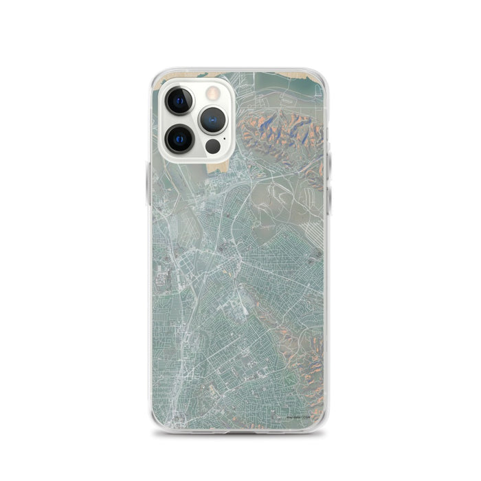 Custom iPhone 12 Pro Concord California Map Phone Case in Afternoon