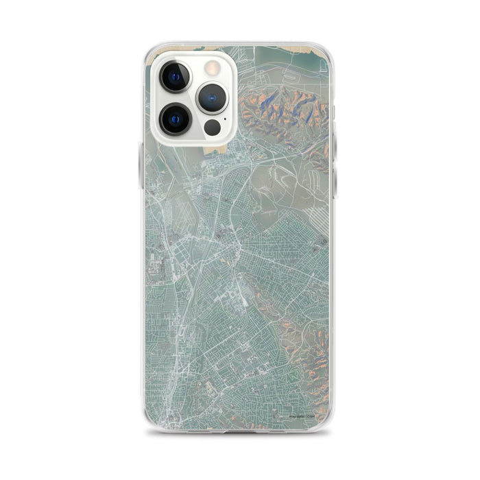 Custom iPhone 12 Pro Max Concord California Map Phone Case in Afternoon