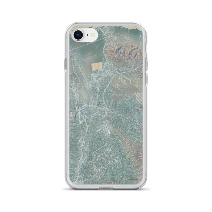 Custom iPhone SE Concord California Map Phone Case in Afternoon
