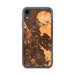 Custom iPhone XR Concord California Map Phone Case in Ember