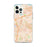 Custom iPhone 12 Pro Max Concord California Map Phone Case in Watercolor