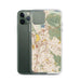 Custom Concord California Map Phone Case in Woodblock