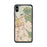 Custom iPhone XS Max Concord California Map Phone Case in Woodblock