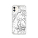 Custom iPhone 11 Conejos Peak Colorado Map Phone Case in Classic
