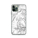 Custom iPhone 11 Pro Conejos Peak Colorado Map Phone Case in Classic