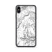Custom iPhone XS Max Conejos Peak Colorado Map Phone Case in Classic