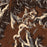 Conejos Peak Colorado Map Print in Ember Style Zoomed In Close Up Showing Details