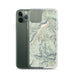 Custom Conejos Peak Colorado Map Phone Case in Woodblock