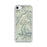 Custom iPhone SE Conejos Peak Colorado Map Phone Case in Woodblock