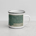 Right View Custom Conway Arkansas Map Enamel Mug in Afternoon