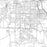 Conway Arkansas Map Print in Classic Style Zoomed In Close Up Showing Details