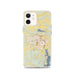 Custom Conway Arkansas Map iPhone 12 Phone Case in Woodblock