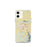 Custom Conway Arkansas Map iPhone 12 mini Phone Case in Woodblock