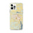 Custom Conway Arkansas Map iPhone 12 Pro Max Phone Case in Woodblock