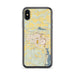 Custom Conway Arkansas Map Phone Case in Woodblock