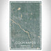 Coon Rapids Minnesota Map Print Portrait Orientation in Afternoon Style With Shaded Background