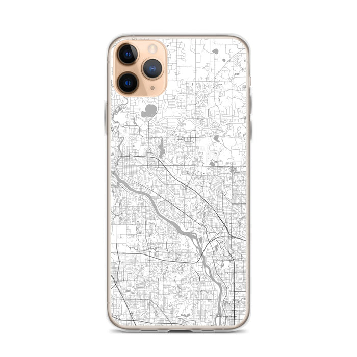 Custom Coon Rapids Minnesota Map Phone Case in Classic