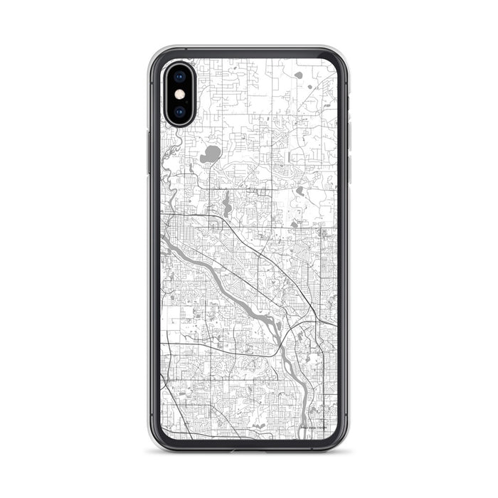 Custom Coon Rapids Minnesota Map Phone Case in Classic