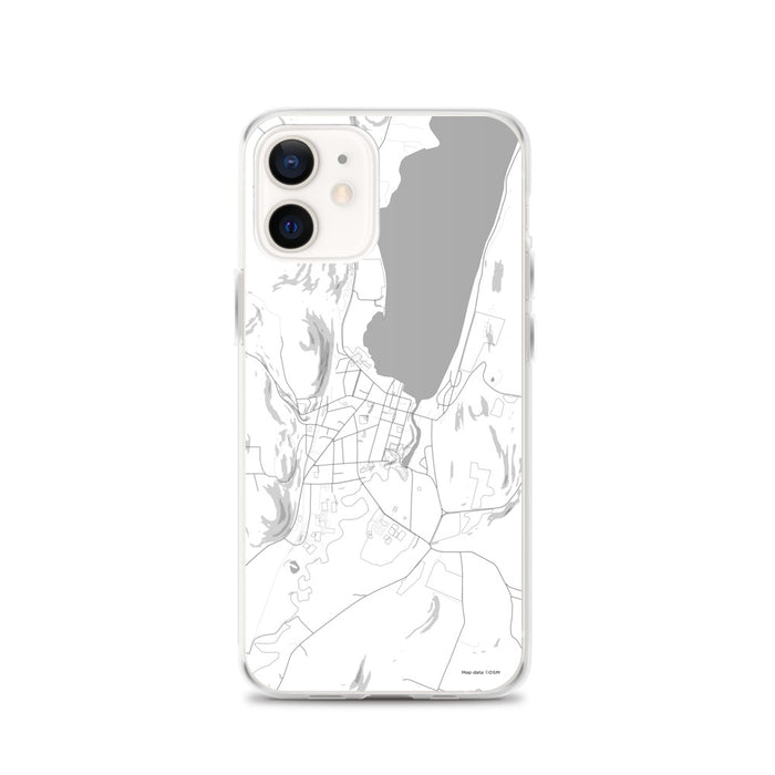 Custom Cooperstown New York Map iPhone 12 Phone Case in Classic