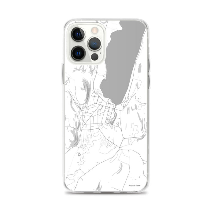 Custom Cooperstown New York Map iPhone 12 Pro Max Phone Case in Classic