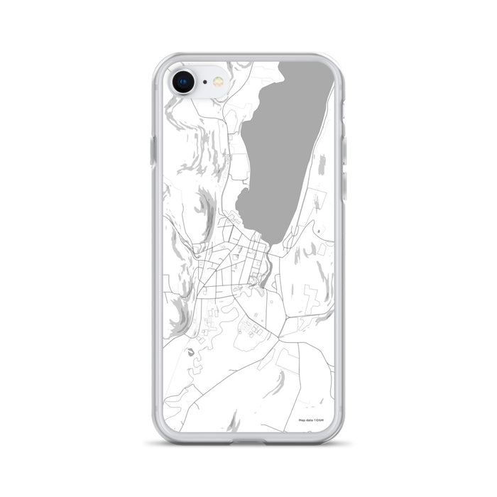 Custom Cooperstown New York Map iPhone SE Phone Case in Classic