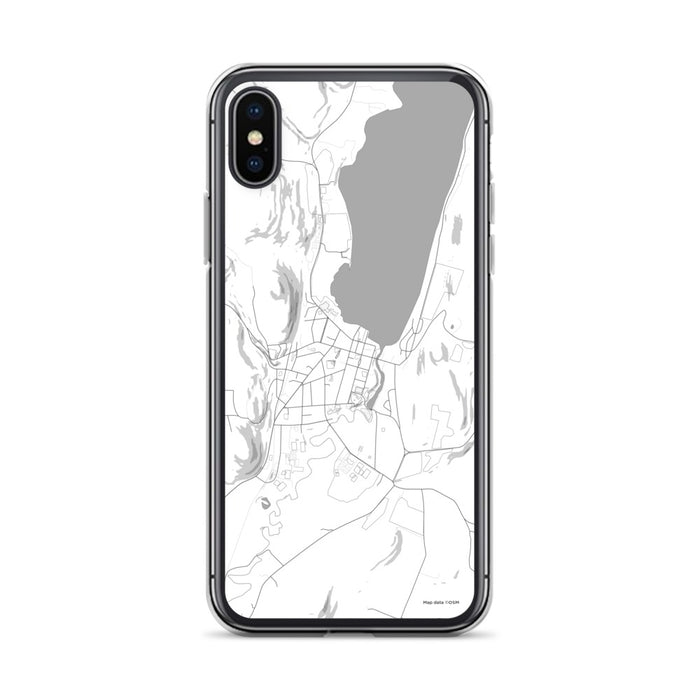 Custom Cooperstown New York Map Phone Case in Classic