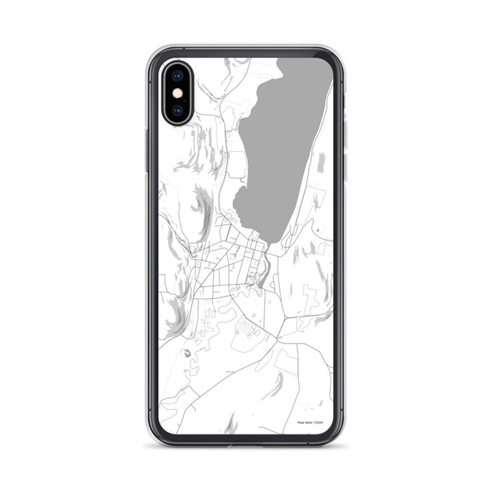 Custom Cooperstown New York Map Phone Case in Classic