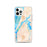 Custom Coos Bay Oregon Map iPhone 12 Pro Phone Case in Watercolor